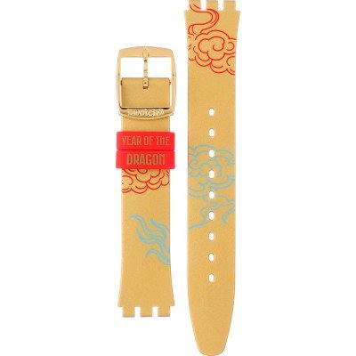 Swatch ASYXZ104 Dragon in gold Band