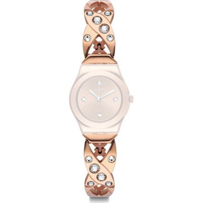 Swatch AYSG165G Rose Goldy hug Band
