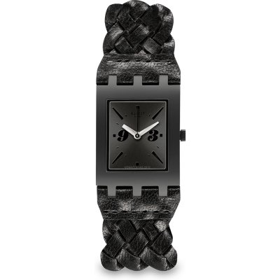 Swatch Square SUBB124 Black Braid Uhr