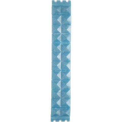 Swatch Plastic - Square SUB 18mm ASUBK157A SUBK157 Blue Posh Large Band