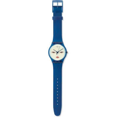Swatch Art Specials SUOZ107 Blue Wraith Uhr