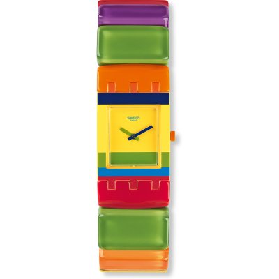 Swatch Square SUBJ101B Colorido Small Uhr
