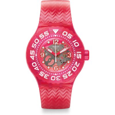 Swatch Scuba Libre SUUP100 Deep Berry Uhr