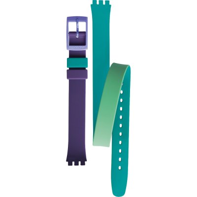 Swatch Plastic - Originals Small (25mm) - L ALV117 LV117 Fun In Blue Band