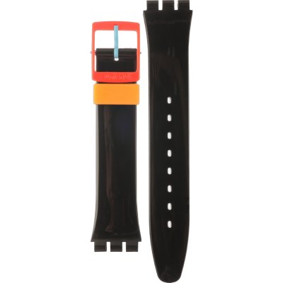 Swatch Plastic - Originals Medium (34mm) /Access/Solar/Musicall/Stop - G/SK/SL/SR/SS/SO28 AGG211 GG211 Powder Turn Band
