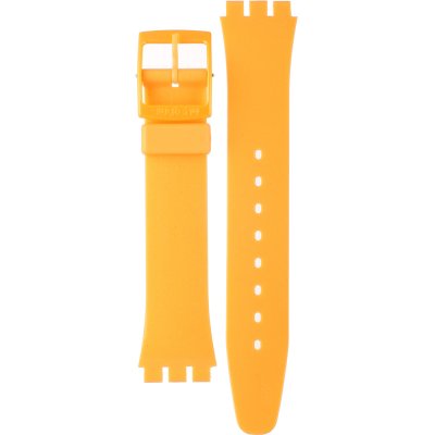 Swatch Plastic - Originals Medium (34mm) /Access/Solar/Musicall/Stop - G/SK/SL/SR/SS/SO28 AGJ132 GJ132 Flaky Yellow Band