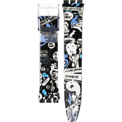 Swatch Plastic - Originals Medium (34mm) /Access/Solar/Musicall/Stop - G/SK/SL/SR/SS/SO28 AGK265 GK265 Furto Band