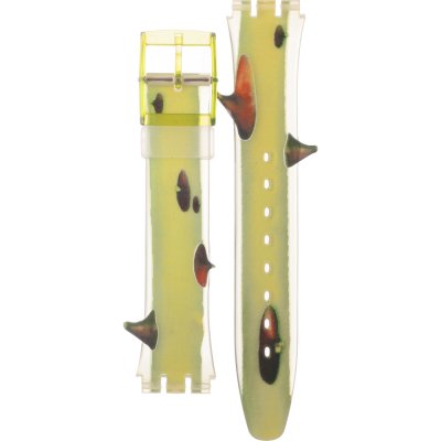 Swatch Plastic - Originals Medium (34mm) /Access/Solar/Musicall/Stop - G/SK/SL/SR/SS/SO28 AGK267 GK267 Piquant Band