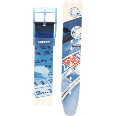 Swatch Plastic - Originals Medium (34mm) /Access/Solar/Musicall/Stop - G/SK/SL/SR/SS/SO28 AGK307C GK307 Holland Casino Special (Juggler) Band