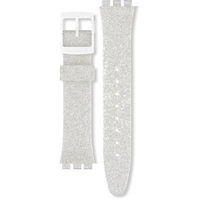 Swatch Plastic - Originals Medium (34mm) /Access/Solar/Musicall/Stop - G/SK/SL/SR/SS/SO28 AGM416C GM416C Silverblush Band