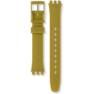 Swatch Plastic - Originals Small (25mm) - L ALG122 LG122 Green Trace Band