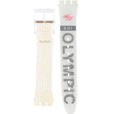 Swatch Plastic - Originals Medium (34mm) /Access/Solar/Musicall/Stop - G/SK/SL/SR/SS/SO28 AGZ150A GZ150A Olympic Team Switzerland Band