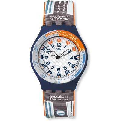 Swatch Fun Boarder SULN101 Jeux De Ligne Uhr