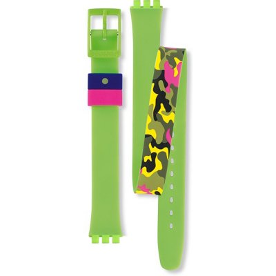 Swatch Plastic - Originals Small (25mm) - L ALG128 LG128 Camovert Band