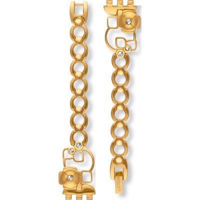 Swatch Plastic - Originals Small (25mm) - L ALK325G LK325G Roses Leaves Band