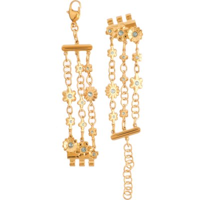 Swatch Plastic - Originals Small (25mm) - L ALK341G LK341G Golden Flower Band