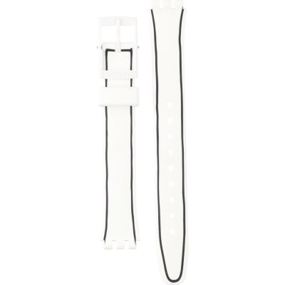 Swatch Plastic - Originals Small (25mm) - L ALW162 LW162 Black Border Band