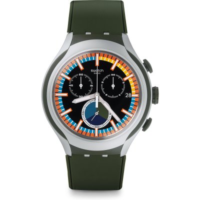 Swatch XLite Chrono YYS4009 Moss Uhr