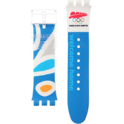 Swatch Plastic - X-Large - SUD ASUDK106H NOC Athens 2004 China Band