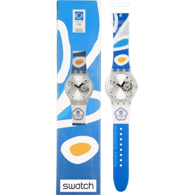 Swatch X-Large SUDK106AB NOC Athens 2004 Taiwan Uhr