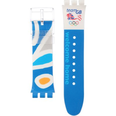 Swatch Plastic - X-Large - SUD ASUDK106S NOC Athens 2004 United Kingdom Band