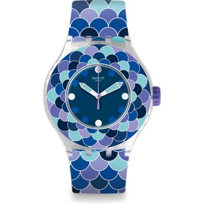 Swatch Scuba Libre SUUK110 Pedrinha Azul Uhr