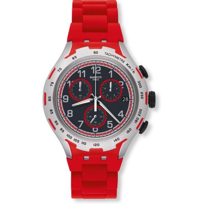 Swatch XLite Chrono YYS4018AG Red Attack Uhr