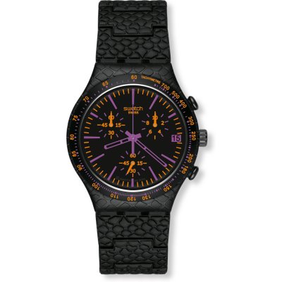 Swatch Irony Chrono YCB4015AG Reptil Violet Uhr