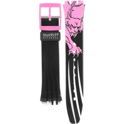 Swatch Plastic - Originals Medium (34mm) /Access/Solar/Musicall/Stop - G/SK/SL/SR/SS/SO28 ASKB105 SKB105 Marked Territory Band