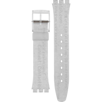 Swatch Plastic - Originals Medium (34mm) /Access/Solar/Musicall/Stop - G/SK/SL/SR/SS/SO28 ASKK114V SKK114V Cyber Commander Band
