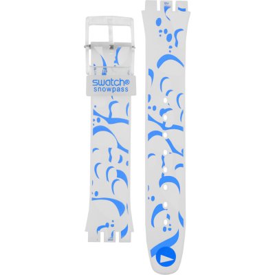 Swatch Plastic - Originals Medium (34mm) /Access/Solar/Musicall/Stop - G/SK/SL/SR/SS/SO28 ASKK130 SKK130 Fresh Breeze Band