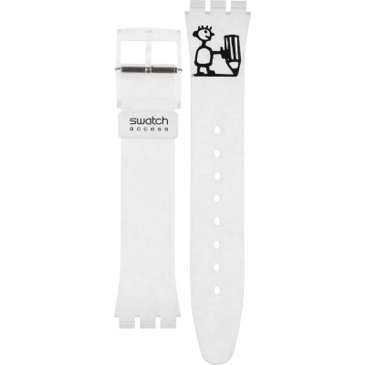 Swatch Plastic - Originals Medium (34mm) /Access/Solar/Musicall/Stop - G/SK/SL/SR/SS/SO28 ASKZ102 SKZ102 Journalist Band