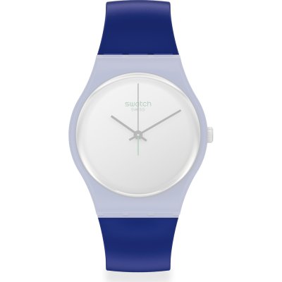 Swatch Plastic - Originals Medium (34mm) /Access/Solar/Musicall/Stop - G/SK/SL/SR/SS/SO28 ASO28N100 SO28N100 1983 Silver Wakati Band