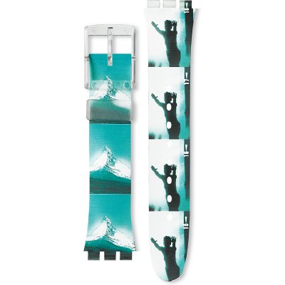 Swatch Plastic - Originals Medium (34mm) /Access/Solar/Musicall/Stop - G/SK/SL/SR/SS/SO28 ASRK104G SRK104G World Solar Switzerland Band
