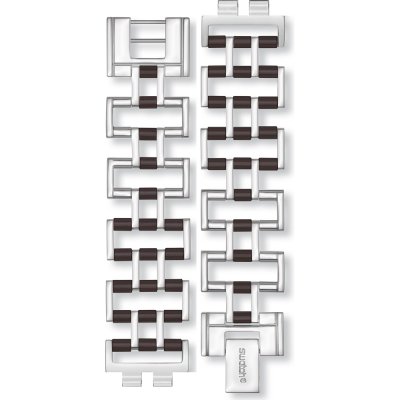 Swatch Plastic - Square SUB 18mm ASUBK132G SUBK132G Organic Chain Band