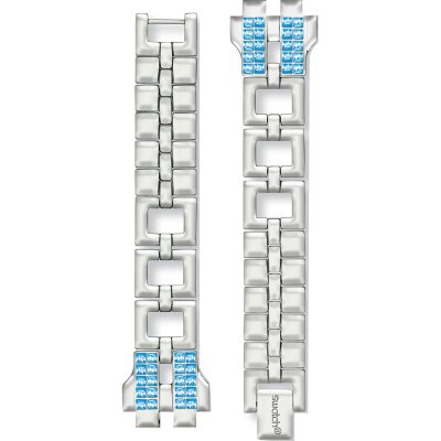 Swatch Plastic - Square SUB 18mm ASUBK138G SUBK138G Be Found Blue Band
