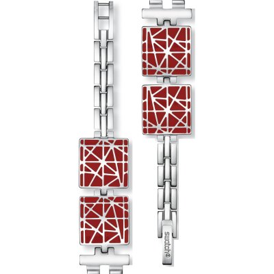 Swatch Plastic - Square SUB 18mm ASUBM108G SUBM108G Linked Emotion Band
