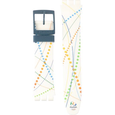 Swatch Plastic - Originals Large (41mm) SUO/SO29/SO32 ASUOW128 SUOW128 Dots In Rio Band