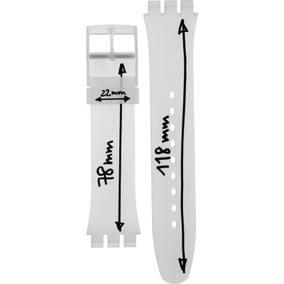 Swatch Plastic - Originals Large (41mm) SUO/SO29/SO32 ASUOW152 SUOW152 Drawing Band