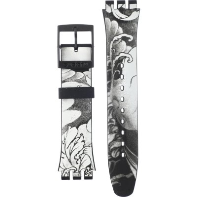 Swatch Plastic - Originals Large (41mm) SUO/SO29/SO32 ASUOZ153 SUOZ153 Dark Graft Band