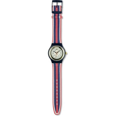 Swatch Automatic SAN105 Time & Stripes Uhr