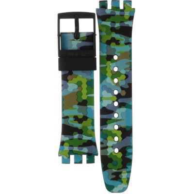 Swatch Plastic - New Chrono - SUS ASUSB403 SUSB403 Urban Jungle Band