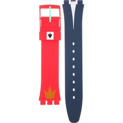 Swatch Plastic - Originals Medium (34mm) /Access/Solar/Musicall/Stop - G/SK/SL/SR/SS/SO28 AGR165 GR165 Wonder Queen Band