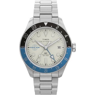 Timex Re-Issues TW2Y94300 Pan Am® x Timex® Waterbury Automatic GMT Uhr
