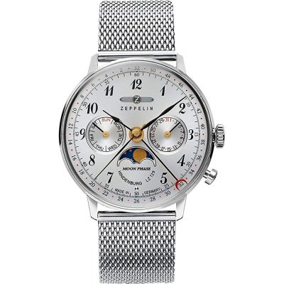 Zeppelin LZ 129 Hindenburg 7037M-1 LZ 129 Hindenburg Mondphase Uhr